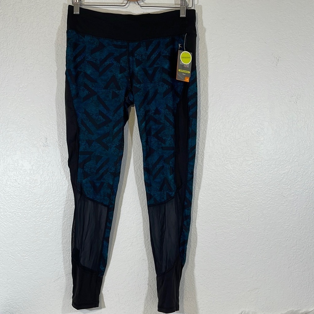 DANSKIN NOW Performance Fitted Mesh Fashion Legging Size Medium New